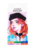 Маркеры «Rich», 6 цветов, Sketchmarker - 0