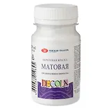 Краска акриловая белая 100мл "Декола" матовая, ЗХК