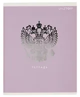 Тетрадь в клетку Listoff, "Герб", 96 листов, в ассортименте