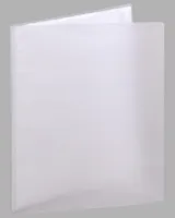 Папка 20ф B5 "Transparent" пластик, серая