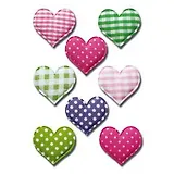 HERMA Наклейки MAGIC Сердечко в горошек