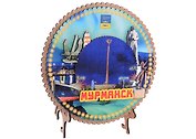 Панно 4-х слойное Мурманск  Достопримечательности города вид 3 (7,5,8х 7,5 см.) (хдф)