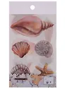 Наклейки PVC, бумага  Shell, 4 шт