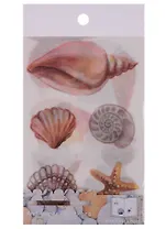 Наклейки PVC, бумага  Shell, 4 шт