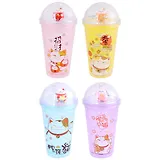 Стакан Манэки-нэко (пластик) (450мл)