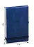 Блокнот 130*200 96л лин. "Reporter" темно-син.иск.кожа, резинка, петля для ручки, инд.уп. - 1