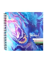 Скетчбук "Цветная фактура", цветной блок, 45 листов, 19.5 х 19.5 см