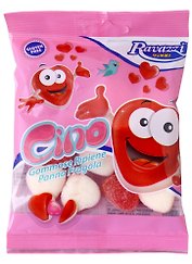 Жевательный мармелад Сердце с начинкой, 100г
