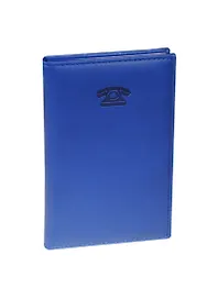 Алфавитная книга А6- 48л 85*157 "Виннер" синяя, кожзам, поролон, офсет, Escalada
