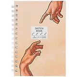 Скетчбук А5 60л "SKETCHBOOK. Handmade", 120г/м2, софт. тач, евроспираль