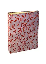 Папка 2кольца "Baide" А4 35мм, SY080, фактура, листья, темно-сиреневая