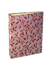 Папка 2кольца "Baide" А4 35мм, SY080, фактура, листья, темно-сиреневая