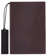 Ежедневник недат. А5 160л 146х211 мм "Шеврет" коричневый, иск.кожа, мягкий переплет, блинт.тиснение, офсет, закладка, 2 ляссе, инд.уп