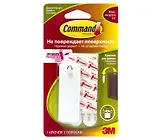 Крючок клейкий легкоудал., для рамок с тверд.петлями, макс.2кг, блистер, подвес, Command 3M