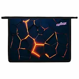 Папка для тетрадей А4 "Volcano split" картон/пластик, молния