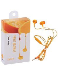 Наушники с гарнитурой Fruit Aromas (YK530)