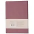 Книга для записей А4- 96л кл. "Joy Book. Малиновый латте" иск.кожа, тонир.блок, скругл.углы, ляссе, резинка - 1