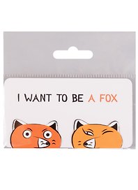 Магнитные закладки I want to be a Fox, 2 шт