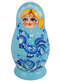 Матрешка 5 предм. "Узор", арт. С-6 (29)
