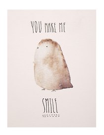 Открытка одинарная "make me smile"