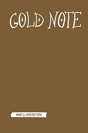 Блокнот «Gold Note. Креативный с золотыми страницами», твердый переплет, Эксмо