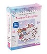 Алмазная фигурка с магнитом и ленточкой "Радужный котик"