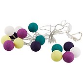 Светодиодная гирлянда «Цветочные шарики», 20 лампочек - 0