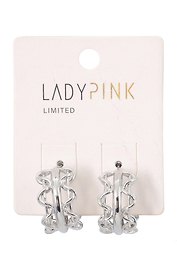 Серьги `LADY PINK` CHAIN CONNECTION (220148)