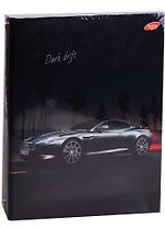 Тетрадь на кольцах в клетку Academy Style, Dark Drift, 100 листов, в ассортименте