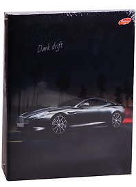 Тетрадь на кольцах «Dark Drift» в ассортименте 100 листов в клетку, А5, сменный блок - Academy Style