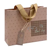 Пакет А4 26,5*33*10 "Not bad day" нейтр., бум.мат.ламинат