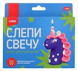Набор для творчества Lori. Слепи свечу "Единорожка"
