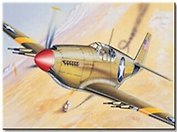 Модель, сборная, Italeri, Самолёт P-51 Mustang, 1:72