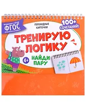 Перекидные карточки. Тренирую логику. Найди пару