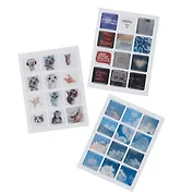 Набор второй (3D стикеры Облака+Надписи+Коты) (упаковка)