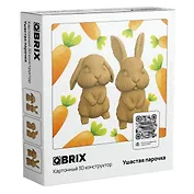 Картонный 3D конструктор QBRIX "Ушастая Парочка"