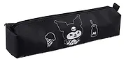 Пенал-косметичка объемный "Kuromi. Черная серия" 21*4,5*4,5см полиэстер