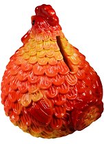Копилка Петух (10х14) (2 вида)