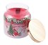 Ароматизированная свеча в стакане Клюквенный снежок с крышкой  (Cranberry Snow with lid) (450г) - 2