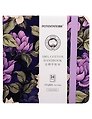 Скетчбук 120*120 24л "Фиолетовый букет", 300г/м2, тв. обл., резинка