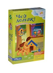 Пазл «Чей домик», Step puzzle
