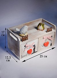 Шкатулка Прованс Love (25х13х16) (222-082)