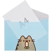 Папка -конверт «Pusheen» А4 на кнопке, Academy Style - 1