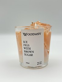 Свеча ароматическая Ice figs brown sugar (250мл) (250-ИКС)