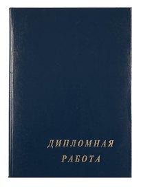 Папка для дипломной работы А4, бумвинил, 3 отверстия, в ассортименте