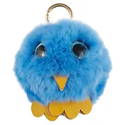 Брелок Сова с карабином (мех) (12см) 12-0837A-V-2/12-0873А-V-2