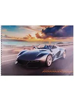 Альбом для рисования Unnika, "Авто будущего", А4, 40 листов, на евроспирали