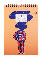 Скетчбук А5 40л "SKETCHBOOK. My Universe", 100г/м2, евроспираль