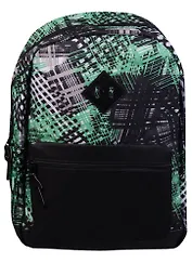 Рюкзак школьный "Тропики на черном", 40*30*14 см