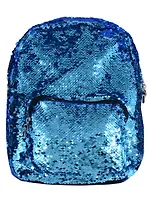 Рюкзак молодежный "Пайетки. Синий/голубой"